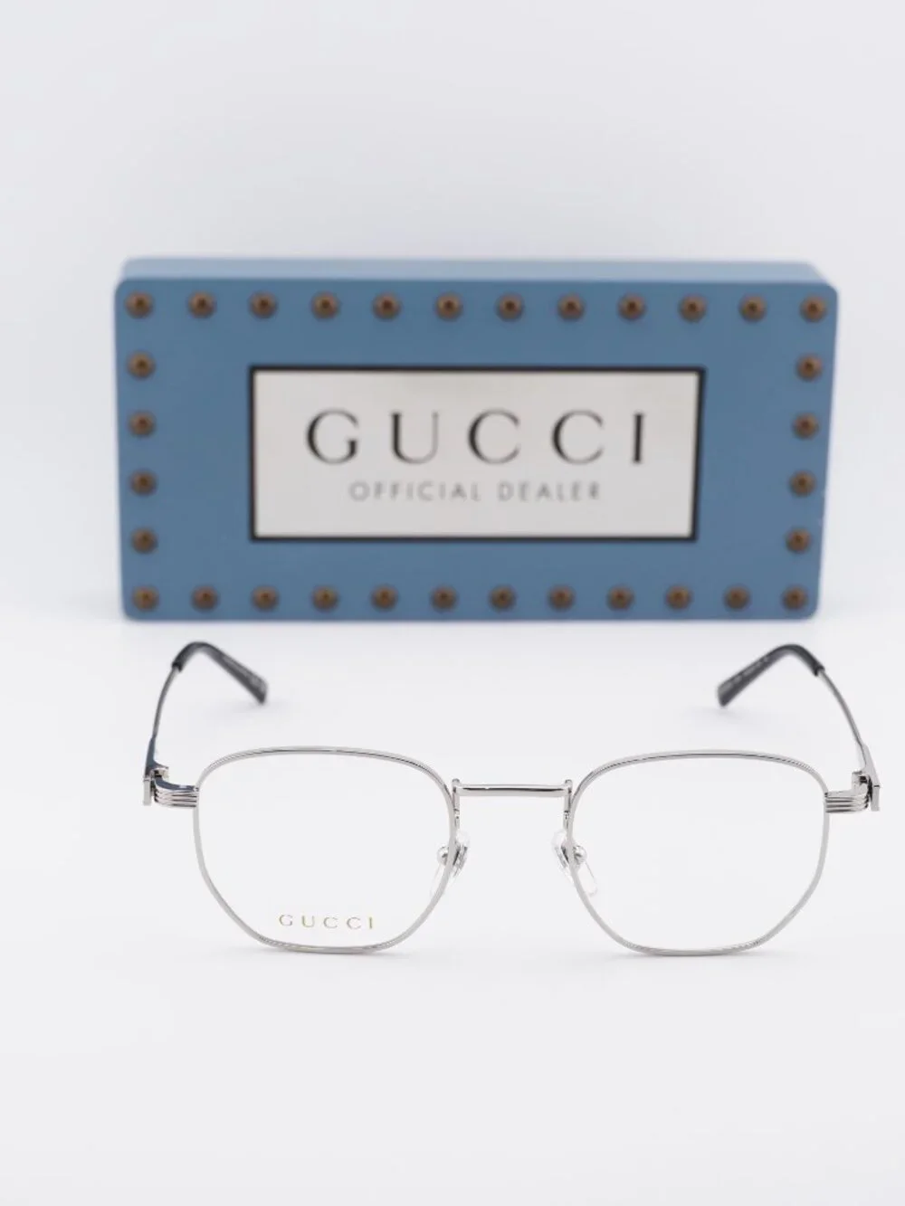 Gucci GG1878O 003 Square Eyeglasses 49mm - Silver